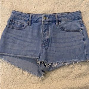 Denim shorts